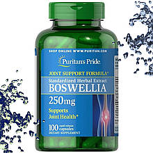 Босвеллія Puritan's Pride Boswellia 250 мг 100 капсул (Суглоби і зв'язки)