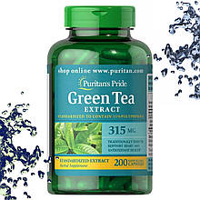 Зелений Чай Puritan's Pride Green Tea Exctract 315 мг 200 капсул