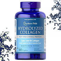 Колаген Puritan's Pride Hydrolyzed Collagen 180 таблеток