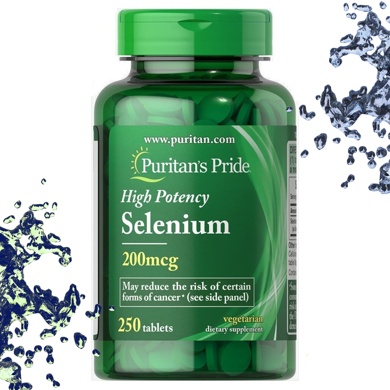 Селен Puritan's Pride Selenium 200 мкг 250 таблеток