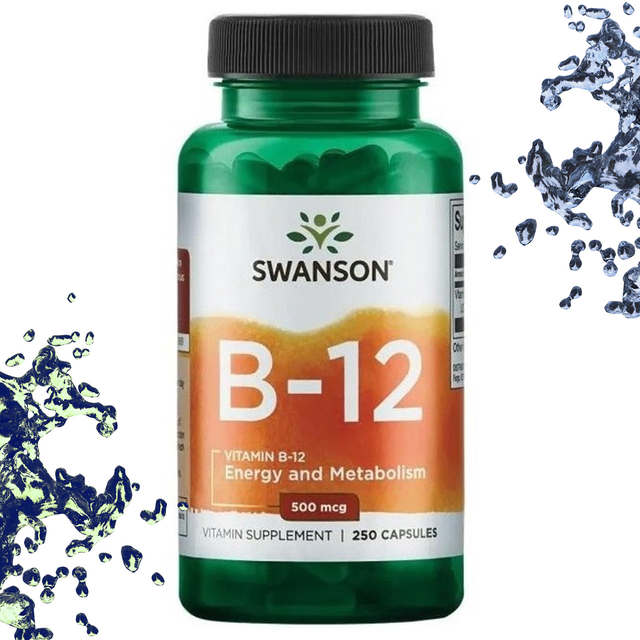 Вітамін B12 Swanson B-12 500 мкг 250 капсул
