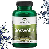 Босвеллія Swanson Boswellia 400 мг 100 капсул (Суглоби і зв'язки)