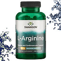 Л-Аргинин Swanson L-Arginine Maximum Strength 850 мг 90 капсул