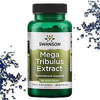 Екстракт Трибулуса Swanson Mega Tribulus Extract 250 мг 60 капсул