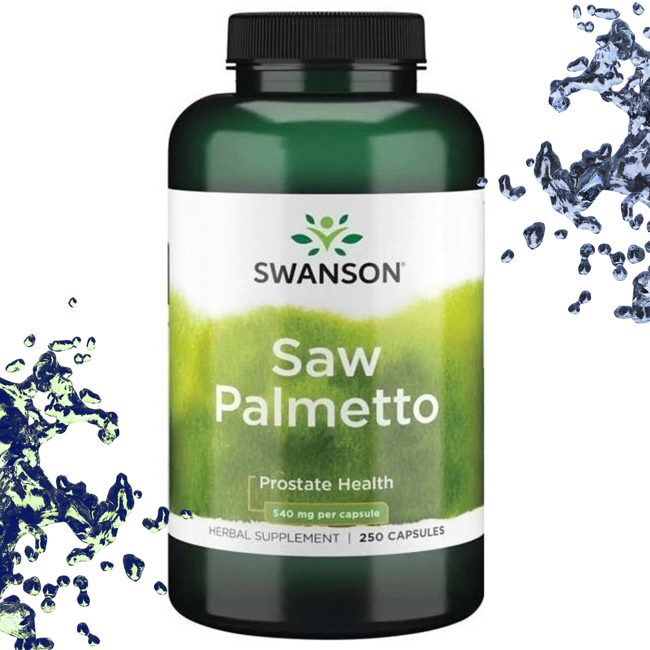 Натуральна добавка для простати Swanson Saw Palmetto Пальметто 540 мг 250 капсул