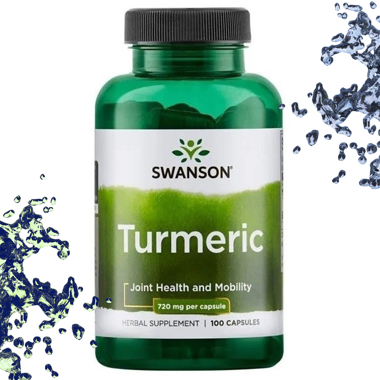 Куркума Swanson Turmeric 720 мг 100 капсул, фото 1