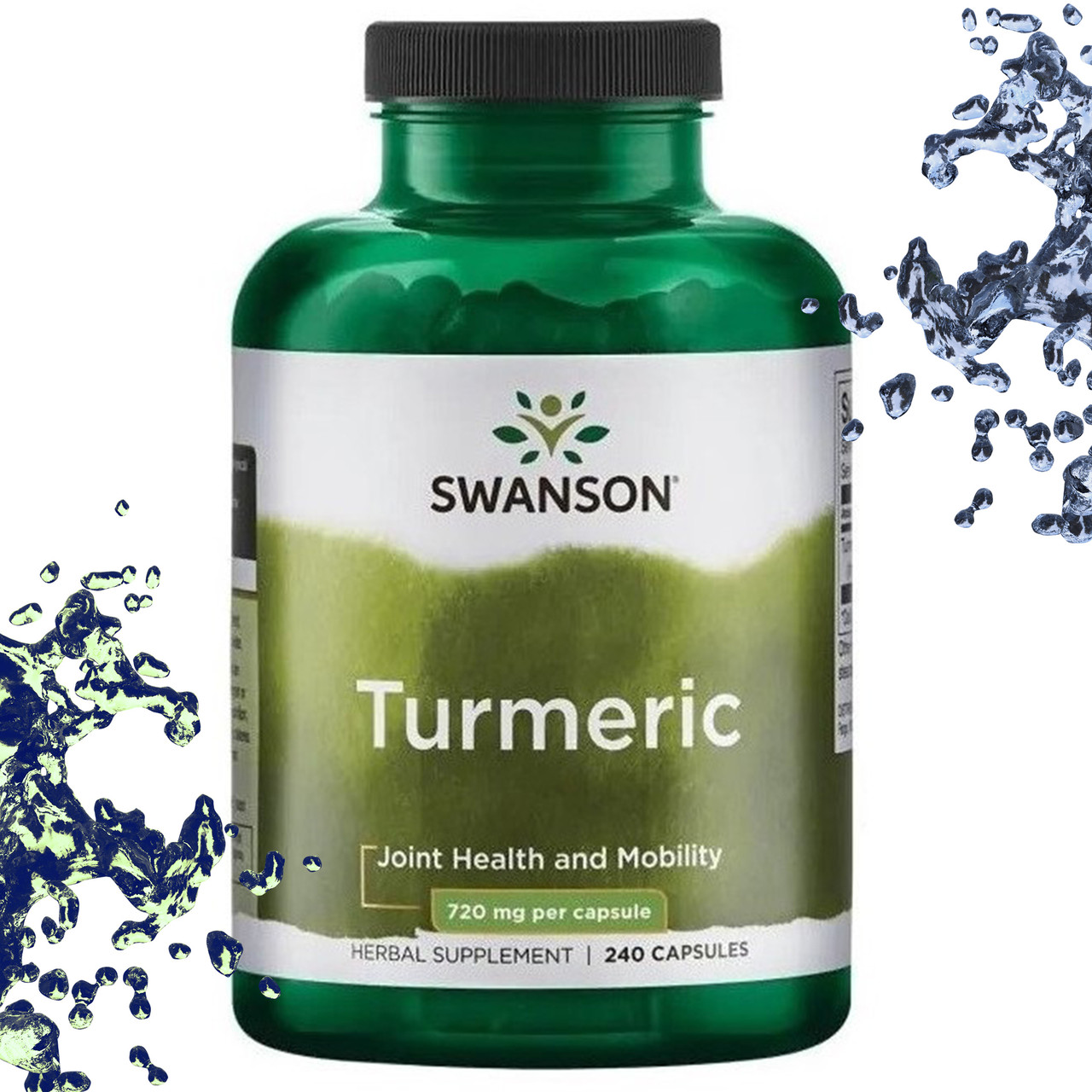 Турмерік Swanson Turmeric 720 мг 240 капсул, фото 1