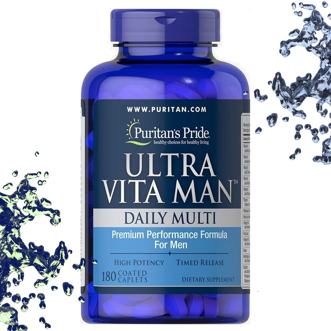 Вітаміни для чоловіків Puritan's Pride Ultra Vita Man Daily Multi 180 таблеток