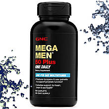 Вітаміни для чоловіків 50+ GNC Mega Men 50 Plus One Daily 60 таблеток
