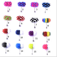 Украшение для пирсинга языка. Силиконовая вибро серьга, штанга в язык