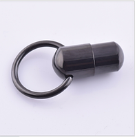 Вібро сережки, штанга чорний колір