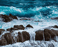 Картины по номерам "Море, скалы" 50*60 см