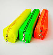 Пенал унісекс на блискавці яскраві кольори | пенал | шкільний пенал | пенал косметичка |