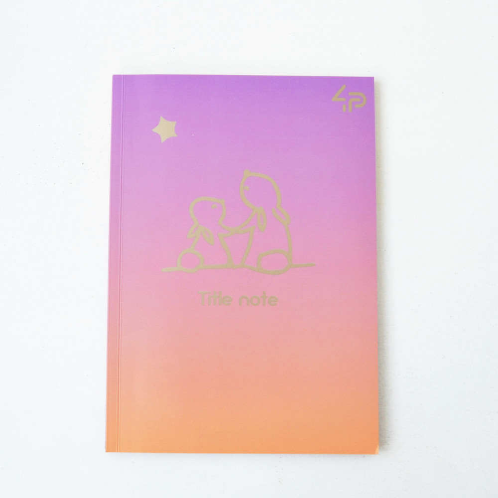 Блокнот В6 з кольоровими аркушами Profi Gradient rabbit 128 сторінок 64арк арт. 901739, фото 1