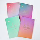 Блокнот В6 з кольоровими аркушами Profi Gradient rabbit 128 сторінок 64арк арт. 901739, фото 5