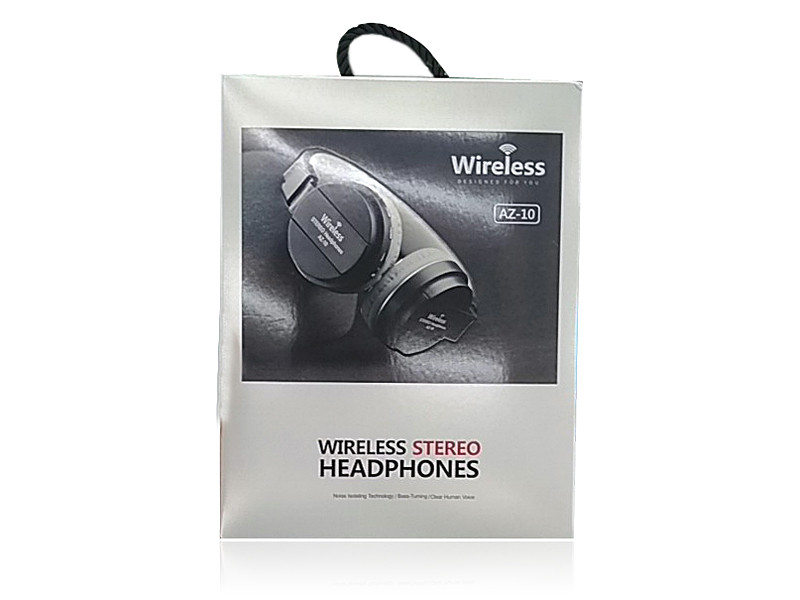 Навушники накладні Bluetooth FM SD AZ-10-BT 60шт 7811