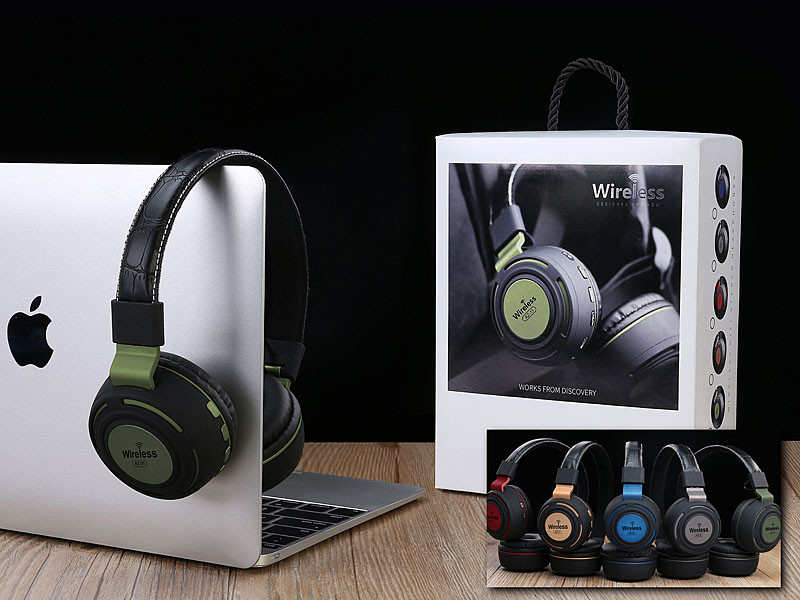 Навушники накладні Bluetooth FM SD AZ-11-BT 60шт 7810