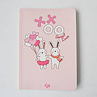 Блокнот А5 в клітинку Profi Sweet love rabbits 80 сторінок арт. 904365, фото 3