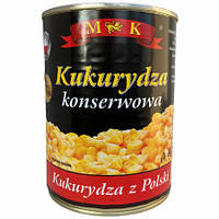 Кукуруза консервированная M&K Kukurydza 220/400г Польша