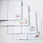 Блокнот А6 з білими аркушами Profi Abstract flowers white 96 сторінок арт. 902514, фото 4