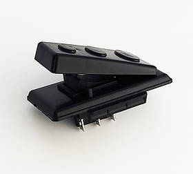 Педаль дитячого електромобіля Bambi 8x5 см чорна 6 контактів