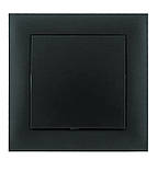 Вимикач одноклавішний внутрішній серія IDEAL BLACK ТМ "MARSHEL" чорний, фото 3