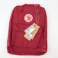 Рюкзак Fjallraven Kanken Classic на стиле 16 л Бордовый (Полиэстер)