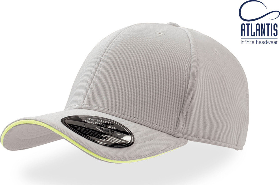 Кепка Atlantis CADDY (Сірий з Жовтим S/M), фото 1