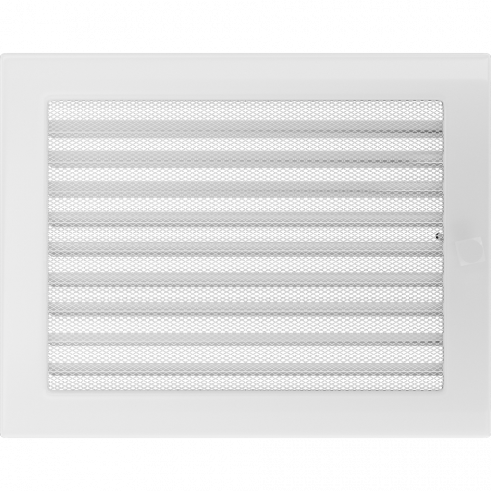 Решітка біла з жалюзями 22x30, фото 1