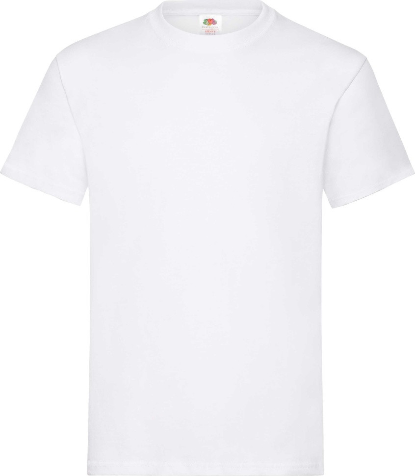 Футболка Fruit of the Loom Heavy Cotton (Білий S)