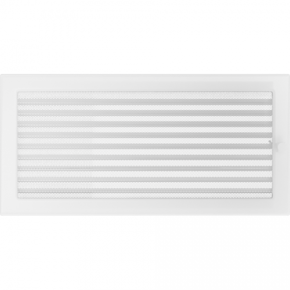 Решітка біла з жалюзями 22x45, фото 1