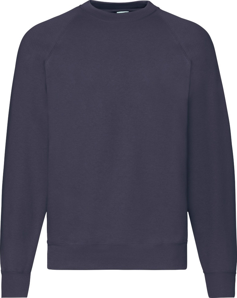 Свiтшот Fruit of the Loom Raglan Sweat (Блибокий Темно-Синій XL), фото 1