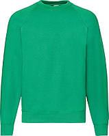 Светшот Fruit of the Loom Raglan Sweat (Зелений 2XL)