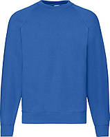 Светшот Fruit of the Loom Raglan Sweat (Яскраво-синій XL)