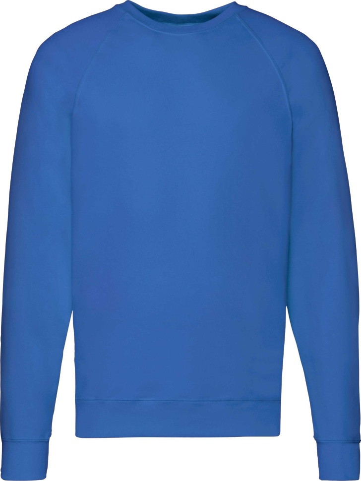 Свiтшот Fruit of the Loom Lightweight Raglan Sweat (Яскраво-синій S)