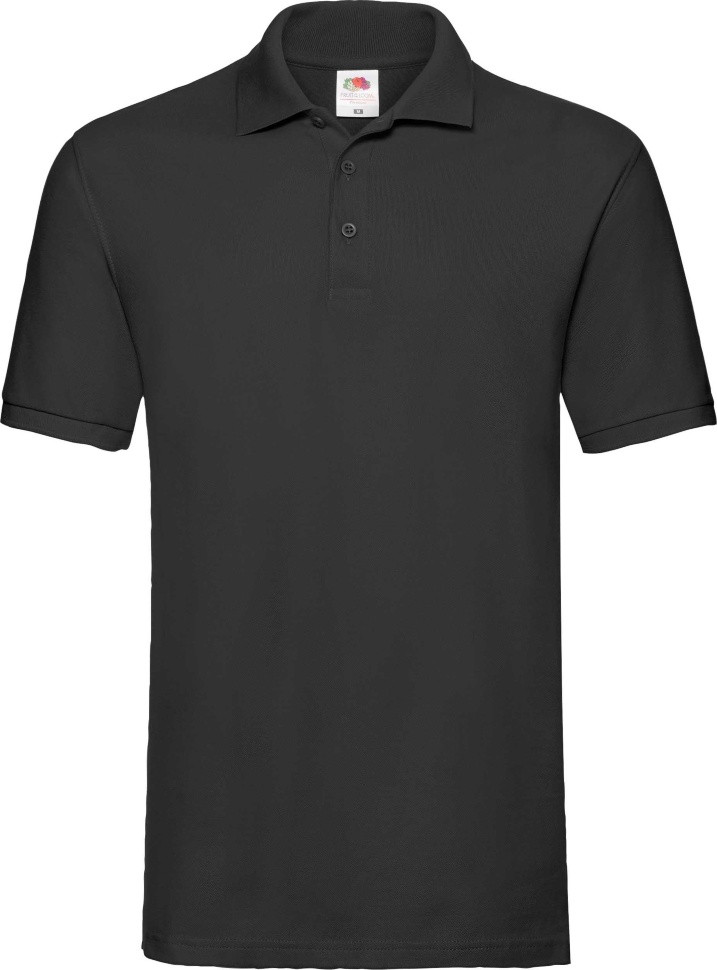 Теніска Fruit of the Loom Premium Polo (Черный XL), фото 1