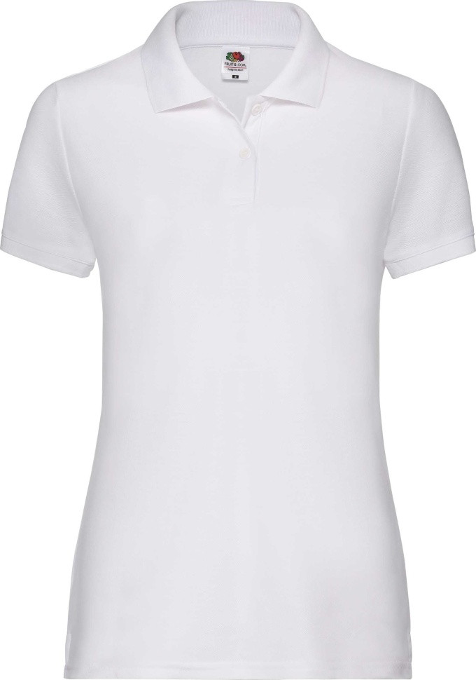 Теніска Fruit of the Loom 65:35 Polo Ladies (Белый S), фото 1