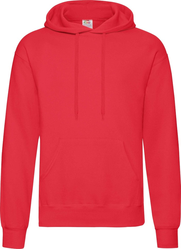 Худі Fruit of the Loom Classic Hooded Sweat (Красный L)