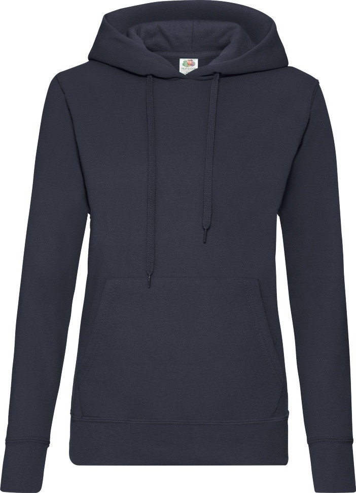 Худі Fruit of the Loom Hooded Sweat Ladies (Глубокий Темно-Синий L)