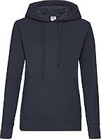 Худі Fruit of the Loom Hooded Sweat Ladies (Глубокий Темно-Синий XS)