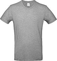 Футболка B&C #E190 (Сірий Меланж L)