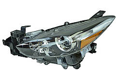 Фара Mazda 3 3 BM (2016-2019) рестайлінг галоген лінзована (електрокоректор) покажчик повороту жовтий ліва EPROFARO