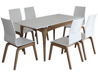 Комплект обідній стіл стільці Тотем