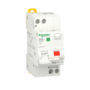 Автоматичний вимикач диференційного струму 1P+N 16А C 6kA 30мА тип A Schneider Electric Resi9 R9D55616