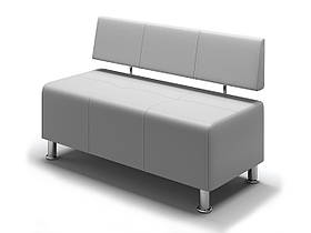 Диван-крісло прямий офісний BNB Joker 120 см Білий