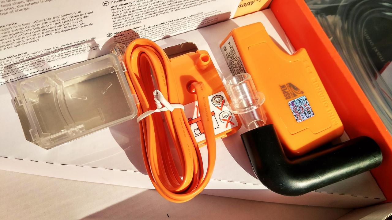 Дренажная помпа для отвода сбора конденсата с кондиционера мини оранж Aspen - фото 6 - id-p1450418840