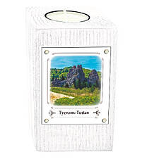 Підсвічник дерево+метал