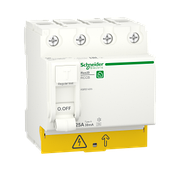 Вимикач диференційного струму ПЗВ 4P 25А 30мА тип A Schneider Electric Resi9 R9R61425