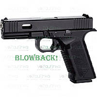 Пневматичний пістолет Glock 17 Blowback (KWC KMB-19)