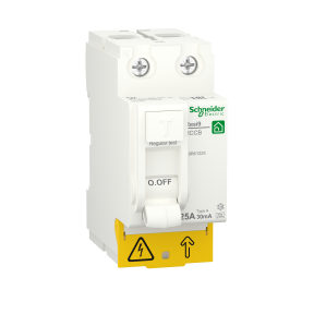 Вимикач диференційного струму ПЗВ 2P 25А 30мА тип A Schneider Electric Resi9 R9R61225, фото 1